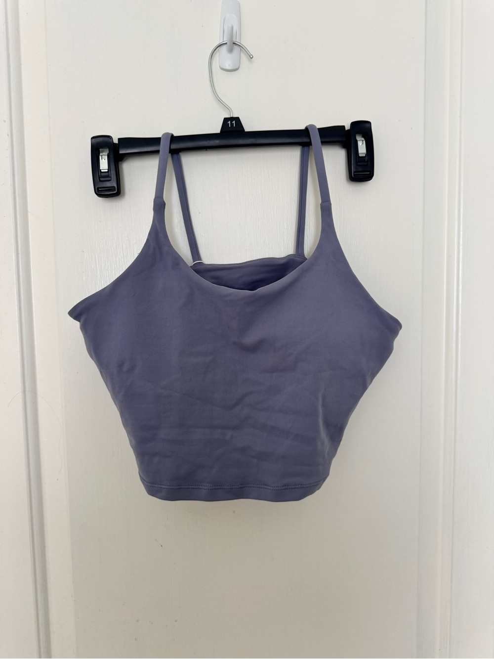 Halara Basic Padded Workout Cropped Tank Top in Sweet Lavender